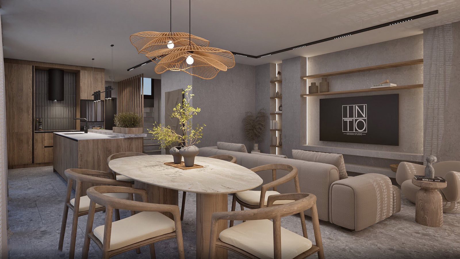 Трехкомнатная квартира в Grand luxury home — фото недвижимости 1