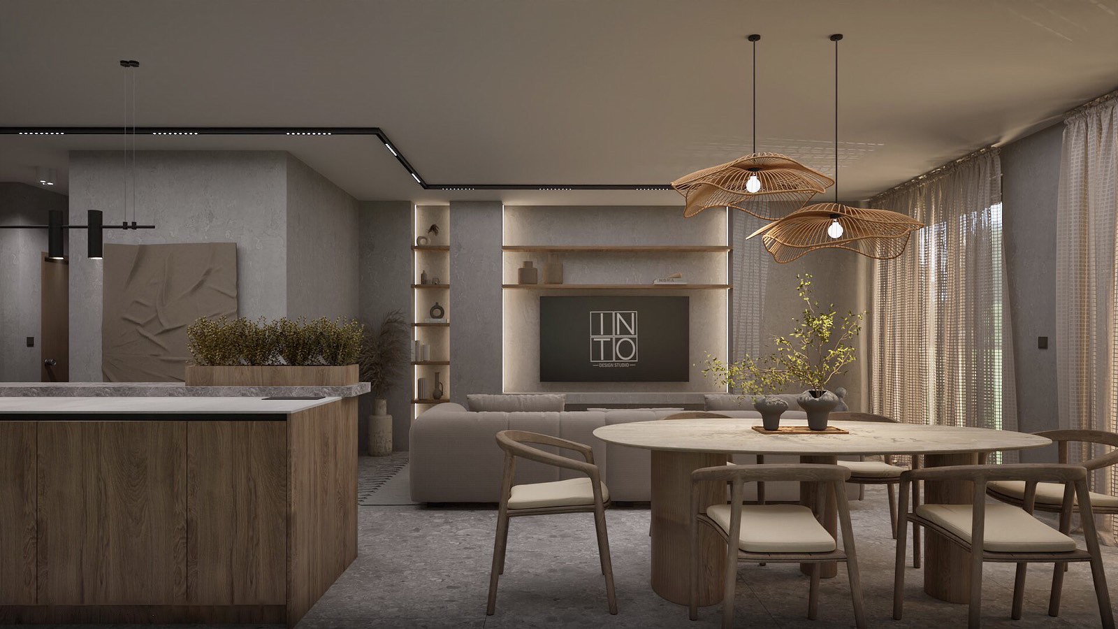 Трехкомнатная квартира в Grand luxury home — фото недвижимости 2