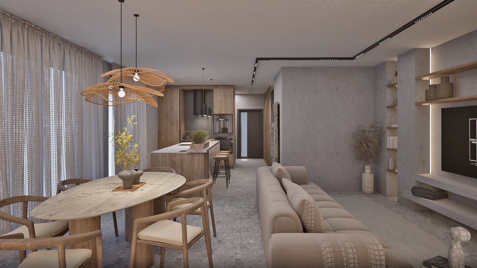 Трехкомнатная квартира в Grand luxury home — фото недвижимости 4